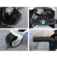 Kids Electric Ride On Car Police Motorcycle Motorbike BMW Licensed - Snagva