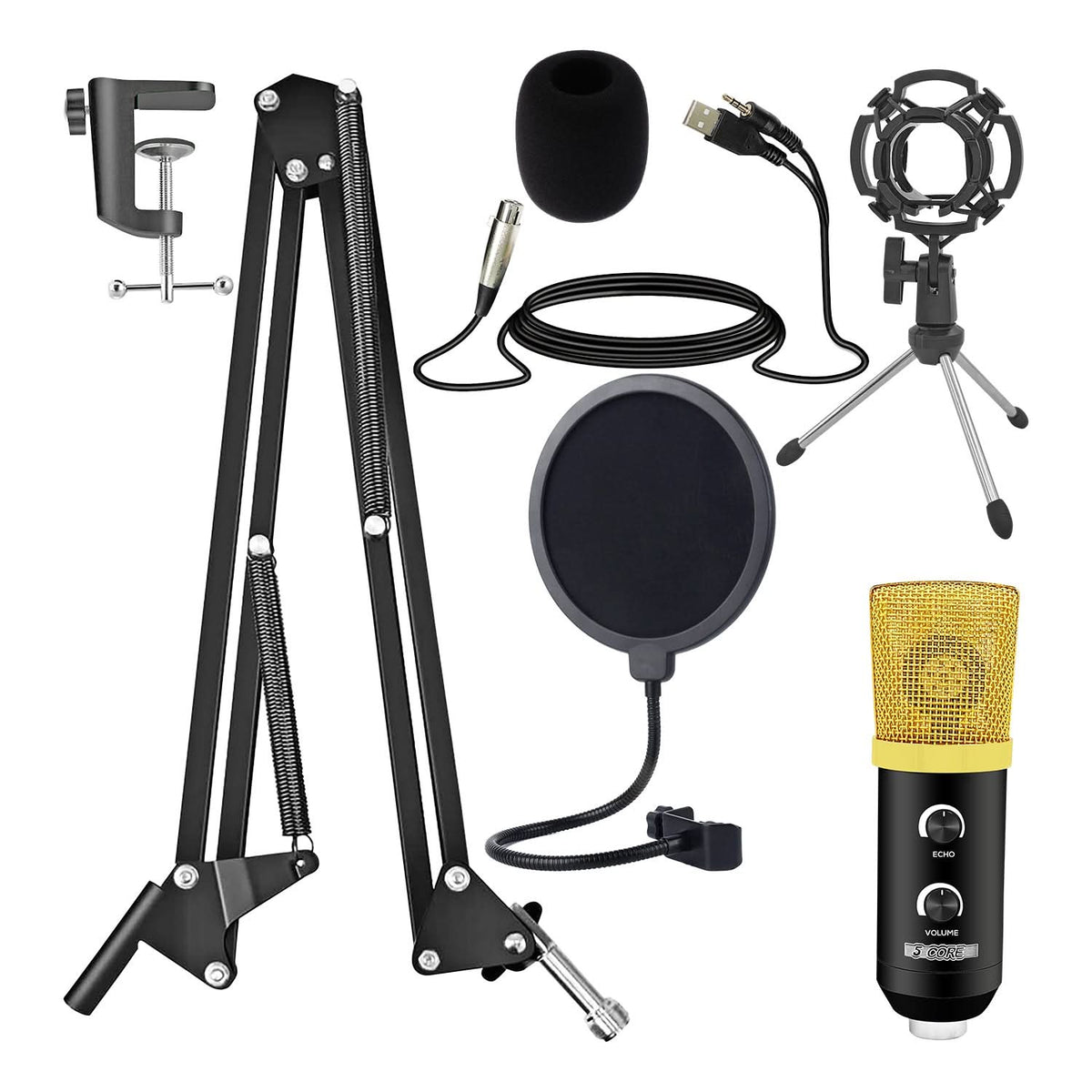 Snagva 5Core Recording Microphone – condenser mic close-up