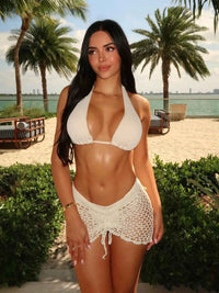 Ava Crochet three piece swimsuit