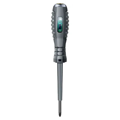 ANENG B05 screwdriver with insulated ABS plastic handle and neon bulb indicator on display.