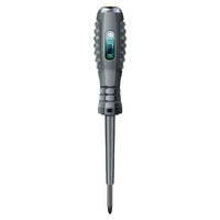 ANENG B05 screwdriver with insulated ABS plastic handle and neon bulb indicator on display.