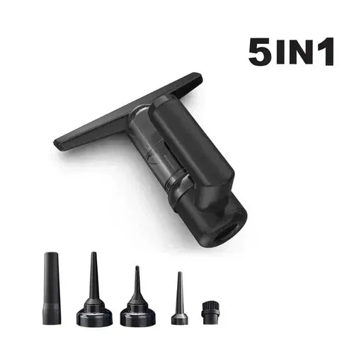 Car Vacuum Cleaner 5 in1 Lightweight Force Tool Machine for Bathroom - Snagva