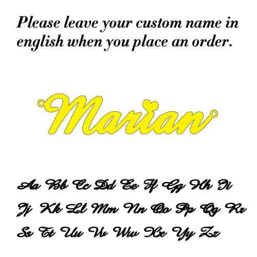Personalized Gold Name Necklace