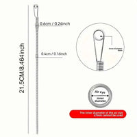 Bendable Spring Drawstring Threader Clip Pants Hoodies Elastic Band