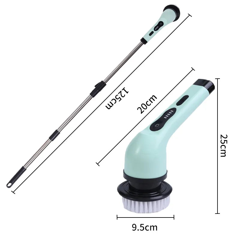 Snagva Wireless Electric Cleaning Brush – extendable handle for floor cleaning