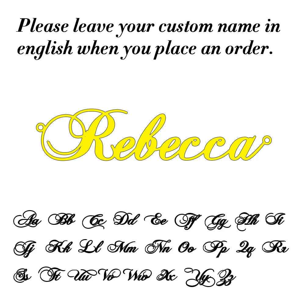 Personalized Gold Name Necklace
