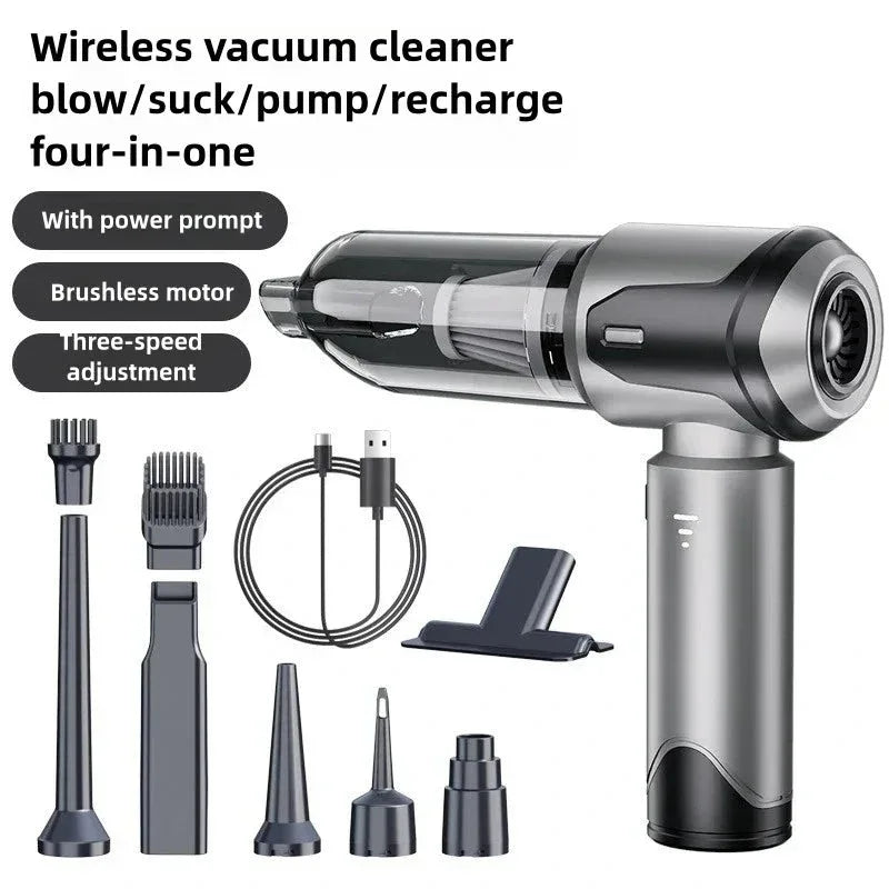 Brushles Vacuum Cleaner Wireless Air Dust Blower Gun for Car Powerful - Snagva