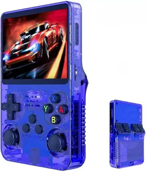EW Green R36S Retro Handheld Game Console with Linux System and 3.5 Inch IPS Screen