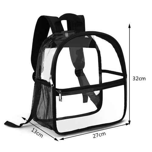 Clear Backpack Stadium Approved Transparent Clear Mini Backpack for