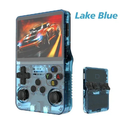EW Green R36S Retro Handheld Game Console with Linux System and 3.5 Inch IPS Screen