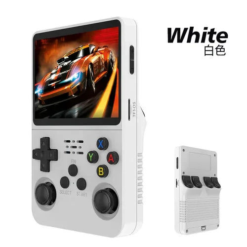 EW Green R36S Retro Handheld Game Console with Linux System and 3.5 Inch IPS Screen