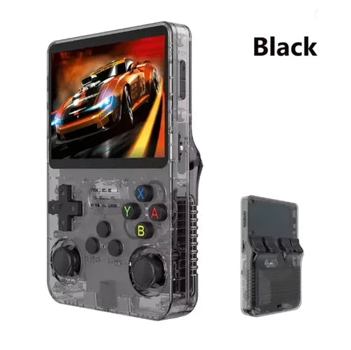 EW Green R36S Retro Handheld Game Console with Linux System and 3.5 Inch IPS Screen