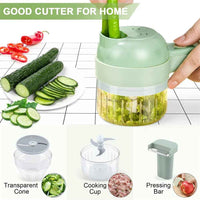 Portable Handheld 4 in 1 Electric Vegetable Slicer