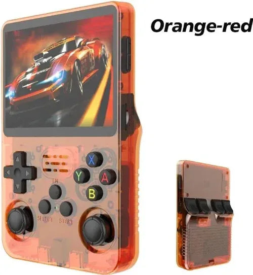 EW Green R36S Retro Handheld Game Console with Linux System and 3.5 Inch IPS Screen