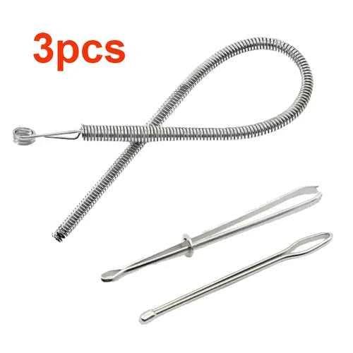 Bendable Spring Drawstring Threader Clip Pants Hoodies Elastic Band