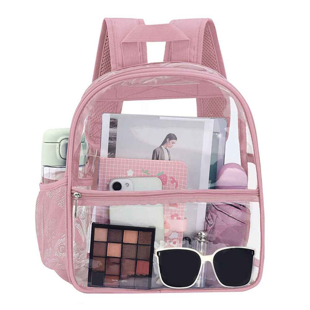 Clear Backpack Stadium Approved Transparent Clear Mini Backpack for