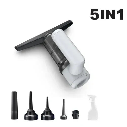 Car Vacuum Cleaner 5 in1 Lightweight Force Tool Machine for Bathroom - Snagva
