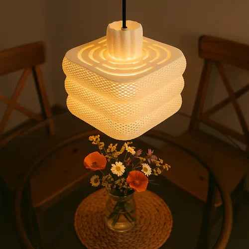 Silk Lantern Pendant Lamp