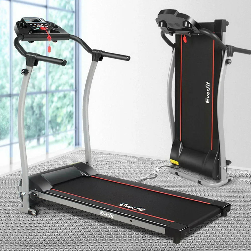 Digital display showing workout metrics like time, speed, and distance.