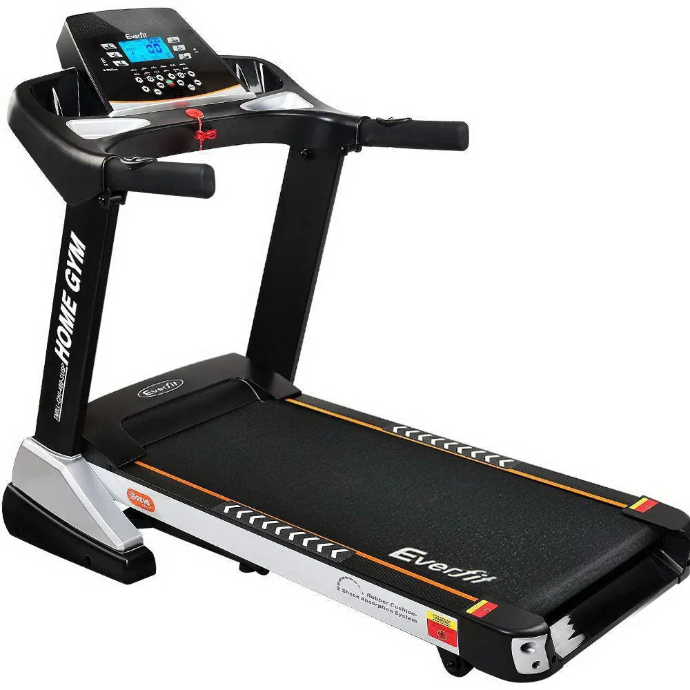 Everfit Electric Treadmill front view showing control panel and running belt