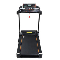 User walking on compact Everfit Electric Treadmill in home setting