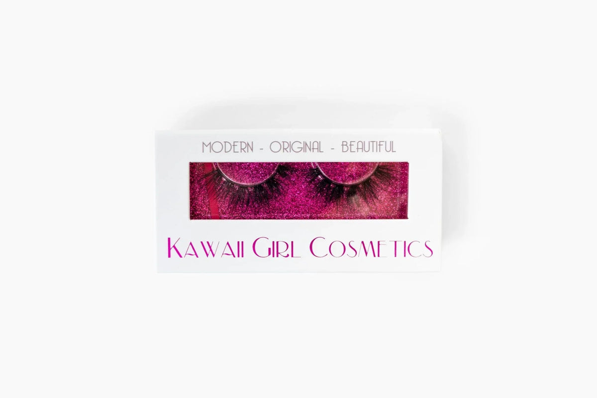 Packaging box of The Bronx Lashes with bold graphic design and brand details