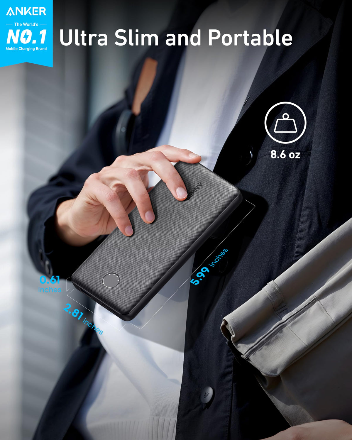 Anker 313 Power Bank PowerCore 10K - product view 3
