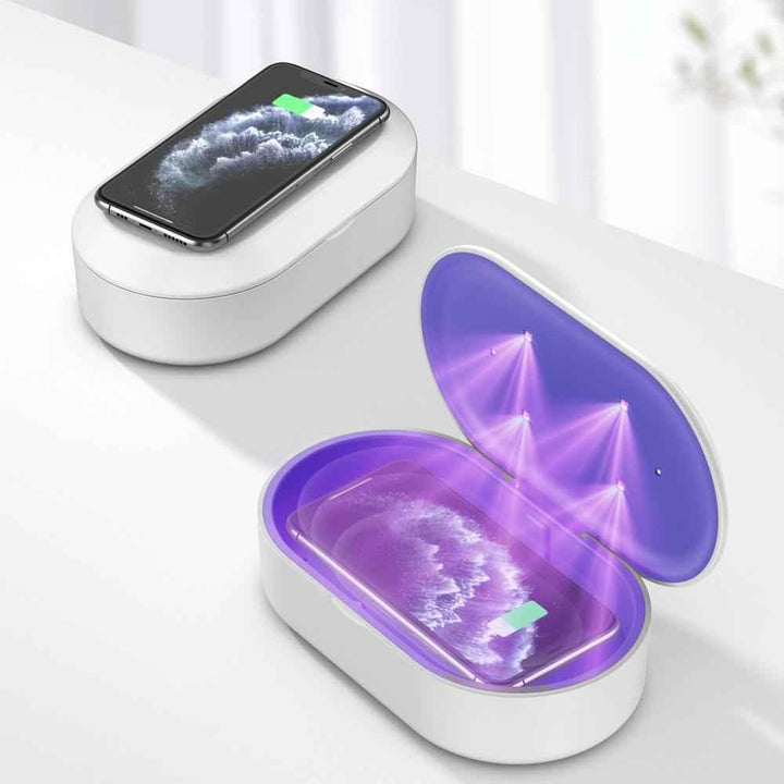 SaniCharge II is a 3 in 1 Sanitize And Charge Your Cell Phone Also