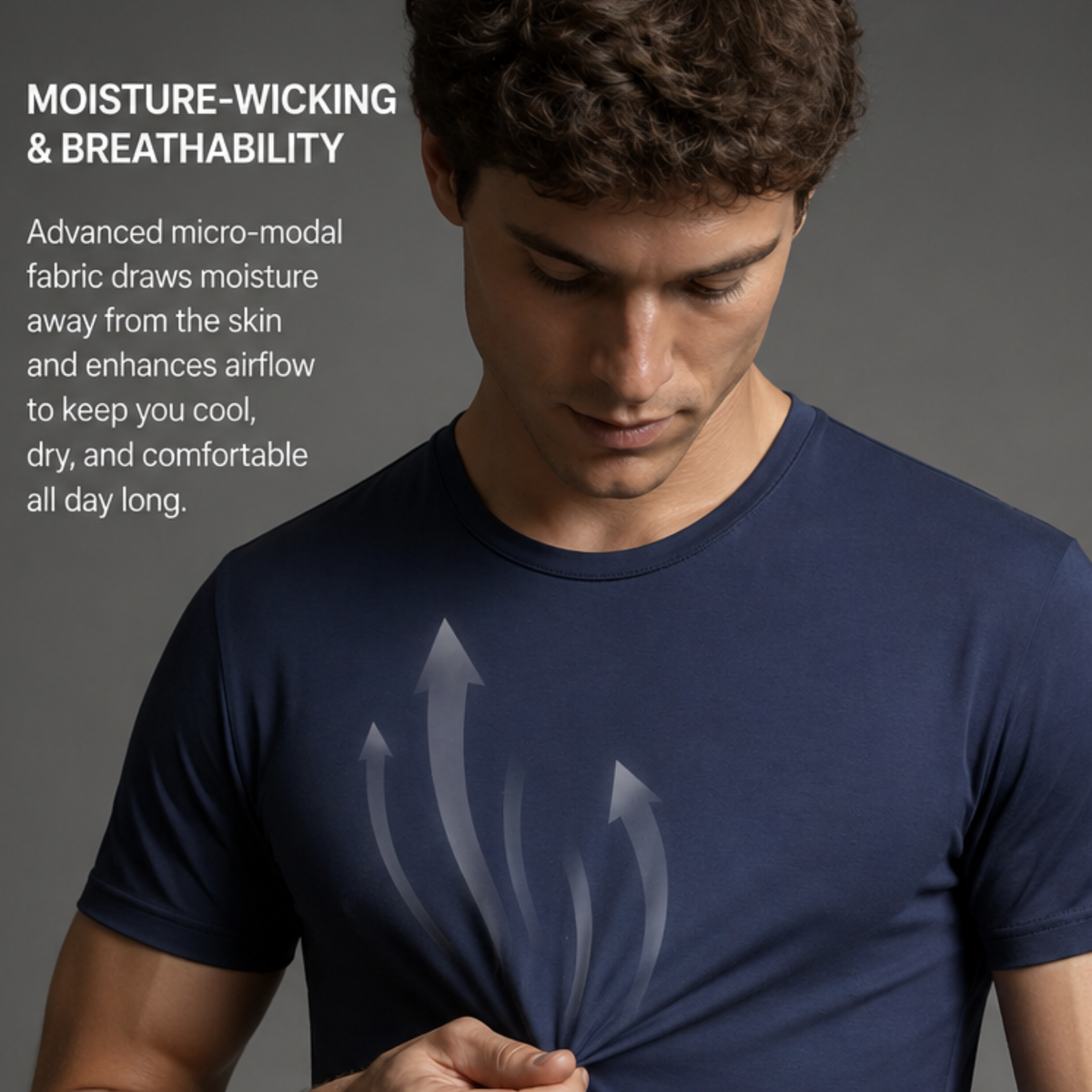 SilkCut Crew Neck T-Shirts - 3 Pack