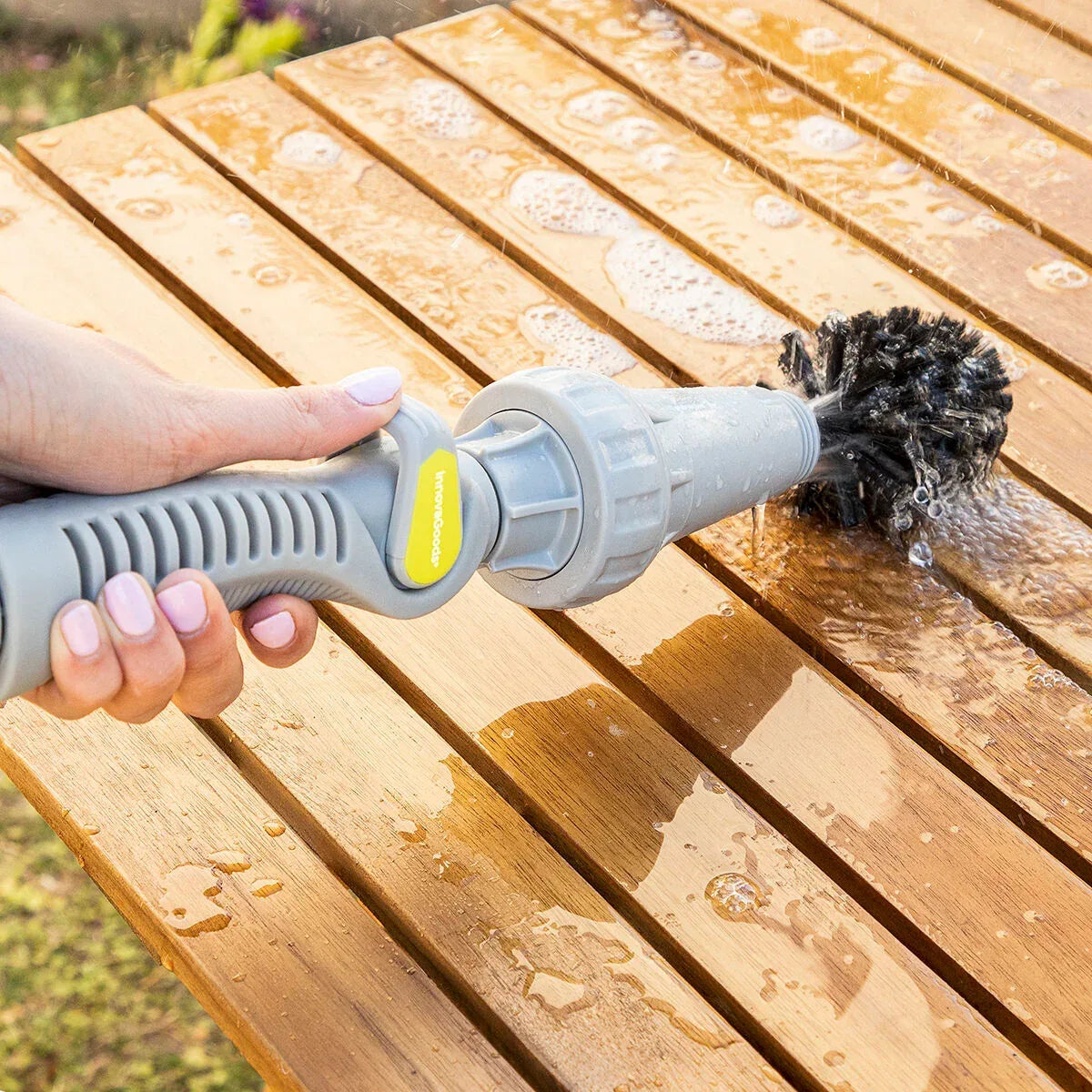 Rotating Brush for Hosepipe Twise InnovaGoods - Snagva