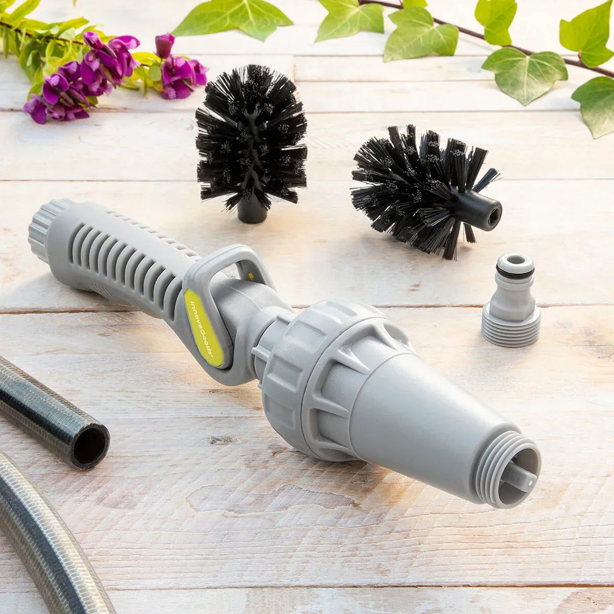 Rotating Brush for Hosepipe Twise InnovaGoods - Snagva