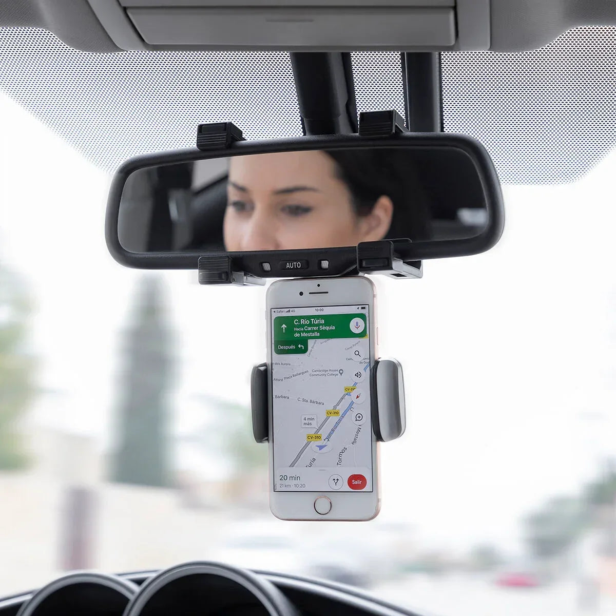 Smartphone Holder for Rearview Mirror Stropp InnovaGoods - Snagva