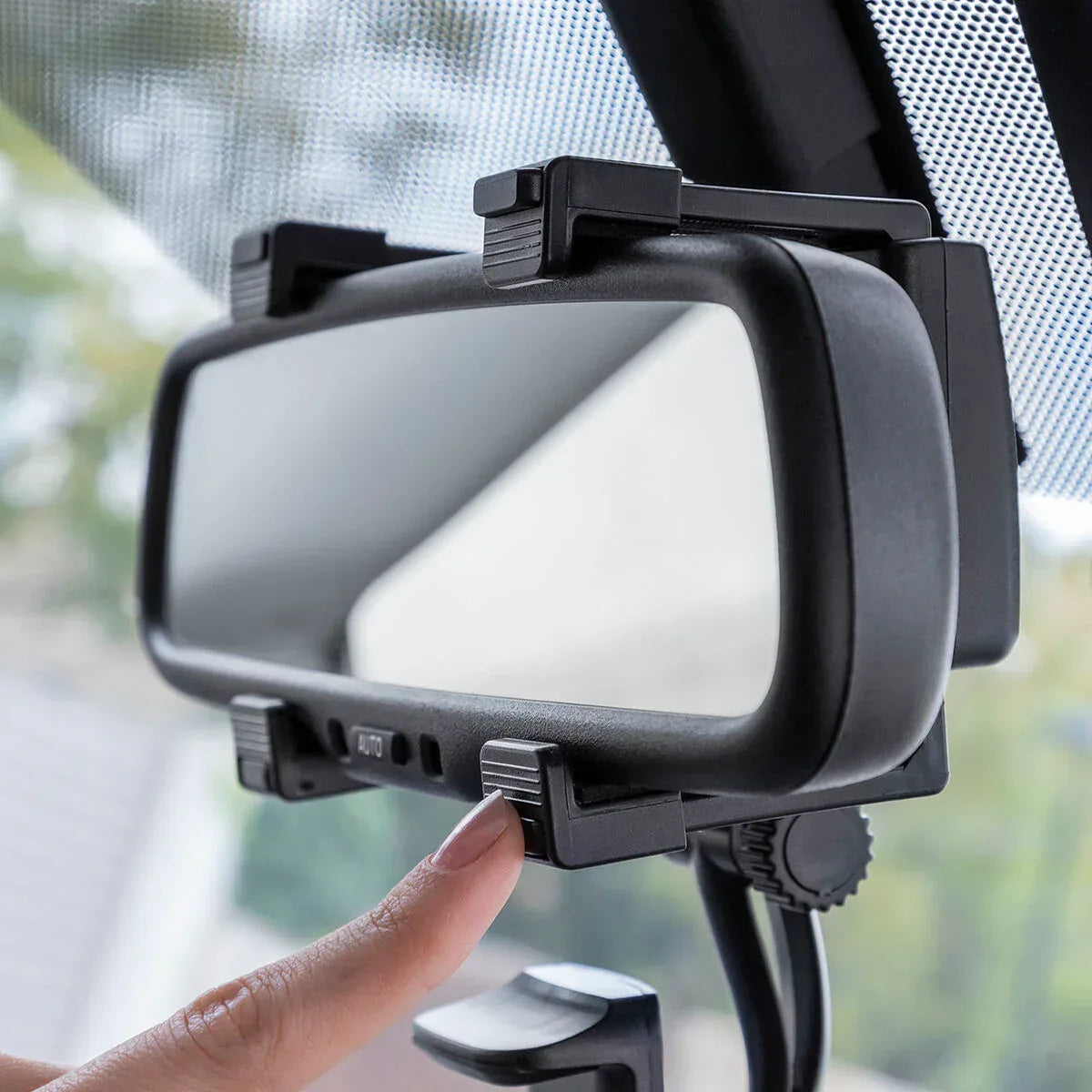 Smartphone Holder for Rearview Mirror Stropp InnovaGoods - Snagva