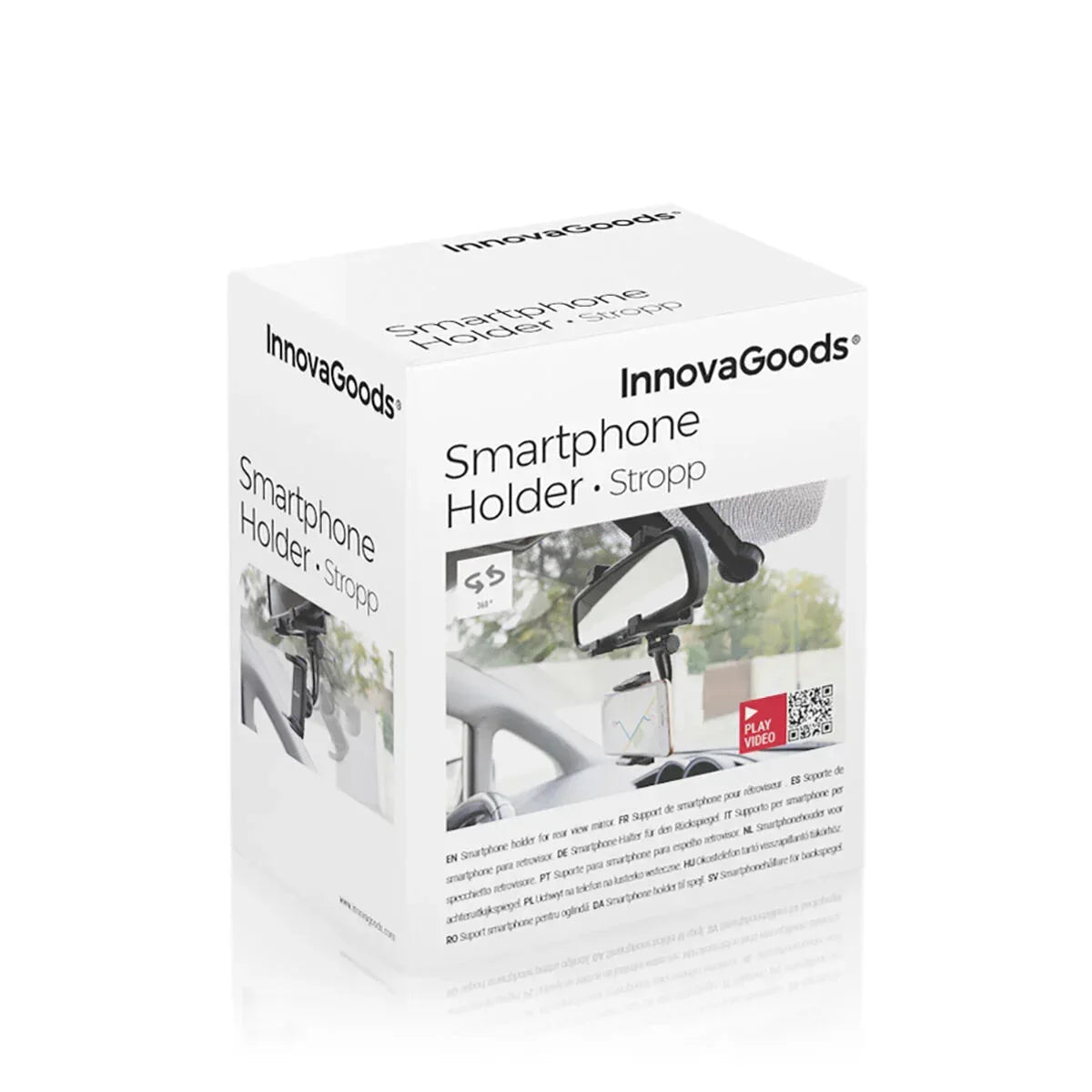 Smartphone Holder for Rearview Mirror Stropp InnovaGoods - Snagva
