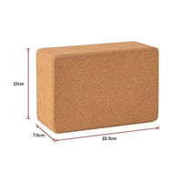 2x ECO-Friendly Cork Yoga Block Organic Yoga Prop Accessory Exercise
