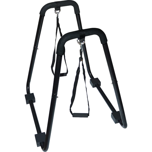 Heavy Duty Body Press Core Bars Push Up Home Gym Parallette Stand