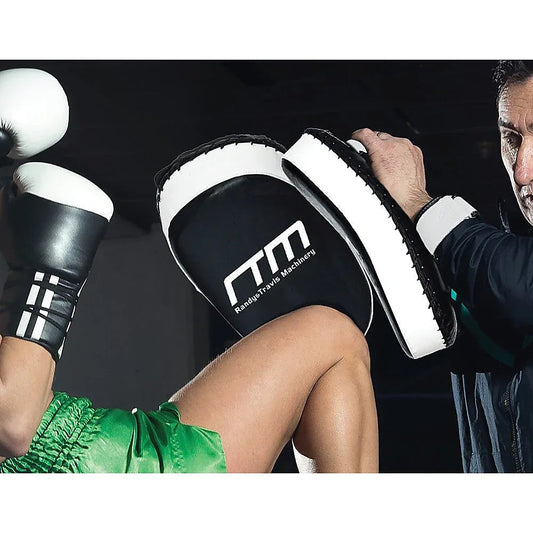 MMA Kick Boxing Pads Curved Strike Shield Punching Bag Focus Arm Muay