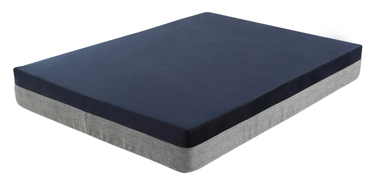 Orthopedic memory foam dog bed with plush microsuede cover, shown in a cozy indoor setting.