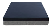Close-up of thick 15cm memory foam layer with soft Sherpa wool lining inside dog bed.
