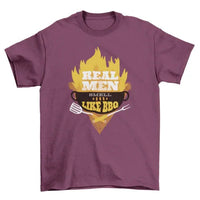 Back view of black T-shirt showing plain design without graphics or text.