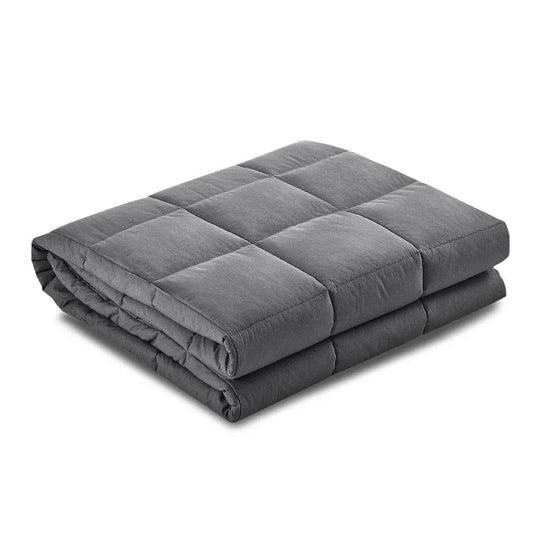 Weighted Blanket Adult 9KG Heavy Gravity Blankets Microfibre Cover