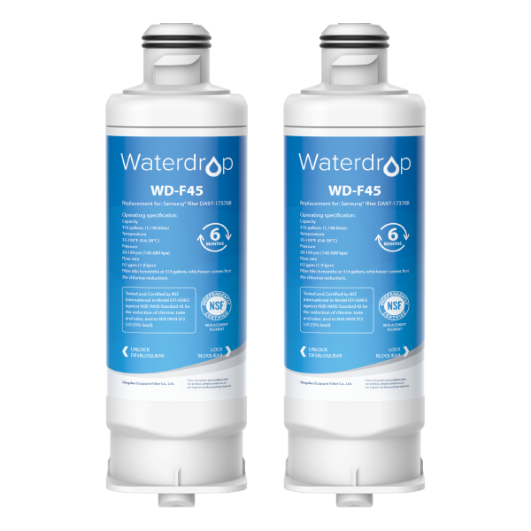Waterdrop Compatible Samsung DA97-17376B Refrigerator Water Filter