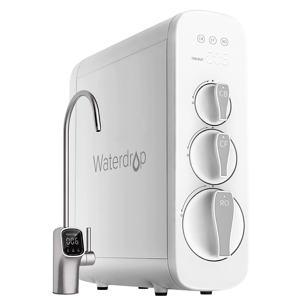 800 GPD无桶反渗透净水器配紫外线杀菌灯-Waterdrop G3P800