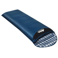 Side view of packed Weisshorn sleeping bag showing durable material and compact size.
