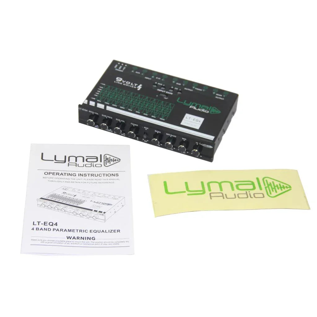 LT-EQ4 4 Band 9 Volt Car Audio Graphic Equalizer - Snagva