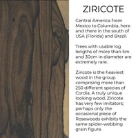 Ziricote rare wood - Snagva