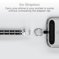 HyperGear TECHcessories Silver Chain with Black Vegan Leather - Snagva