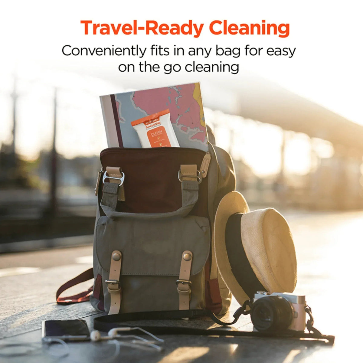 HyperGear ScreenWhiz Screen Cleaning Wipes and Cloth Kit - Snagva