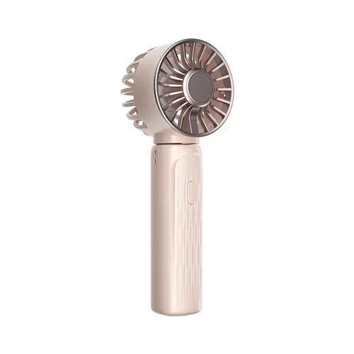 Ice Cool Turbo Mini Fan with Digital Display – USB Rechargeable & - Snagva