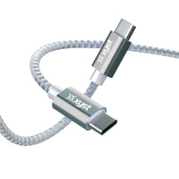 Xyst Braided USB-C to USB-C Charge and Sync Cable 10Ft - Snagva
